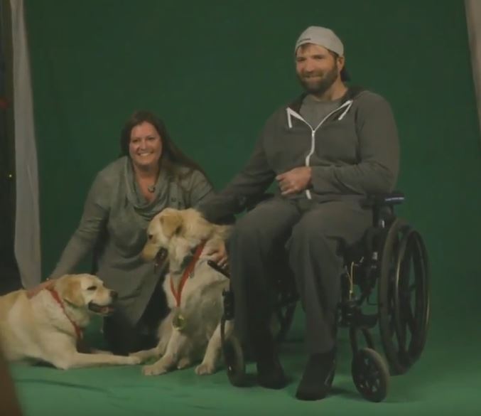 Lady and Ruth have been inducted into an animal hall of fame for saving their owner. 