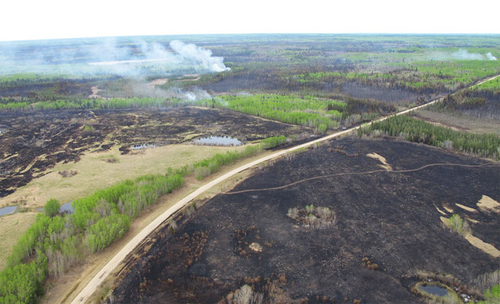 The Rabbit Creek wildfire in Prince Albert National Park has grown to over 35,000 hectares.
