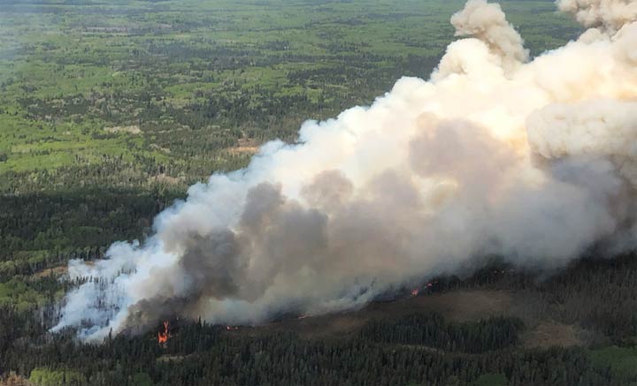 Parks Canada said the Rabbit Creek wildfire, primarily in the Prince Albert National Park, has grown to around 31,400 hectares.
