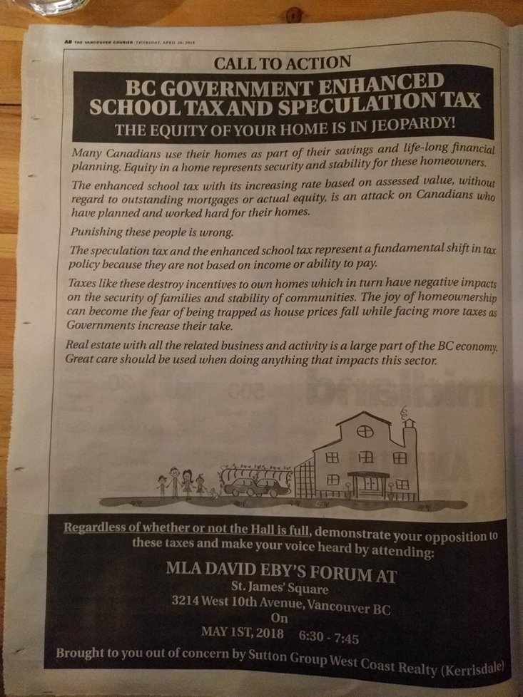 Attorney General David Eby cancels Tuesday town hall citing protest safety concerns - image