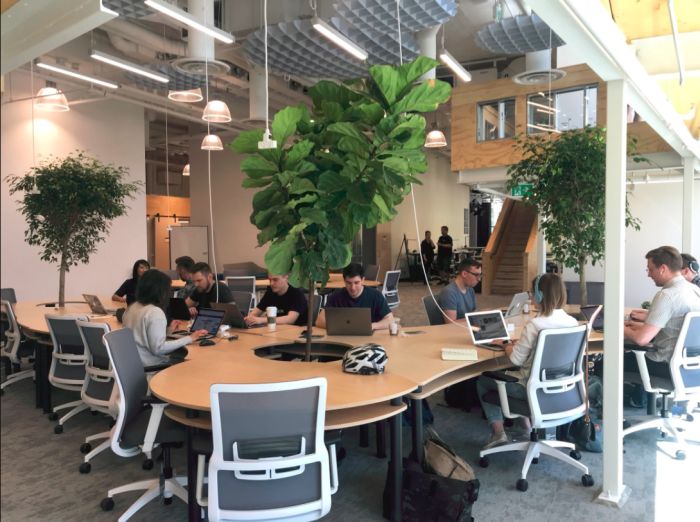 Members take to the Roundhouse workspace.