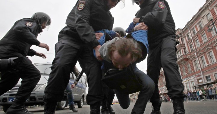 Russian Opposition Leader Activists Detained Before Vladimir Putin