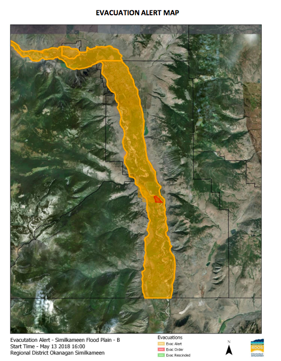B.C. flooding map 2018: A look at the flooding areas around the province - image