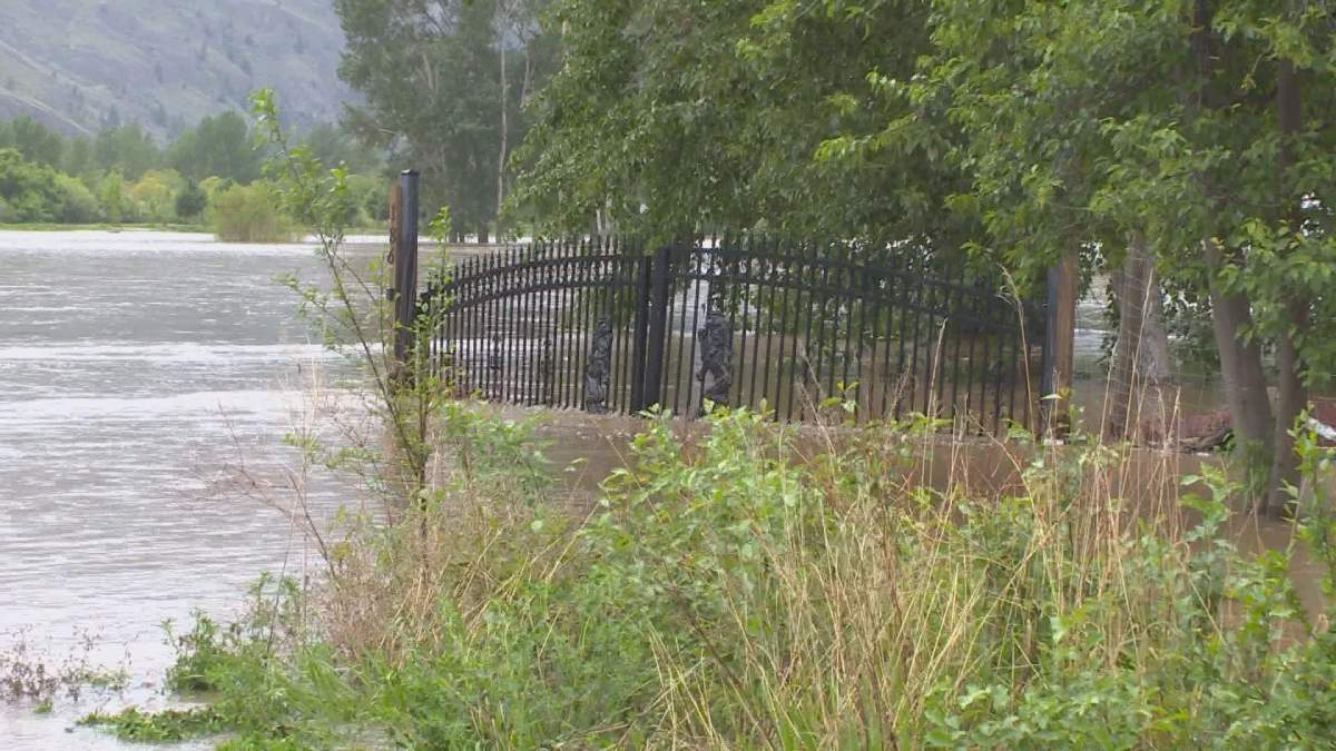 Water levels in some areas in B.C.'s Interior are expected to peak even higher this week. 