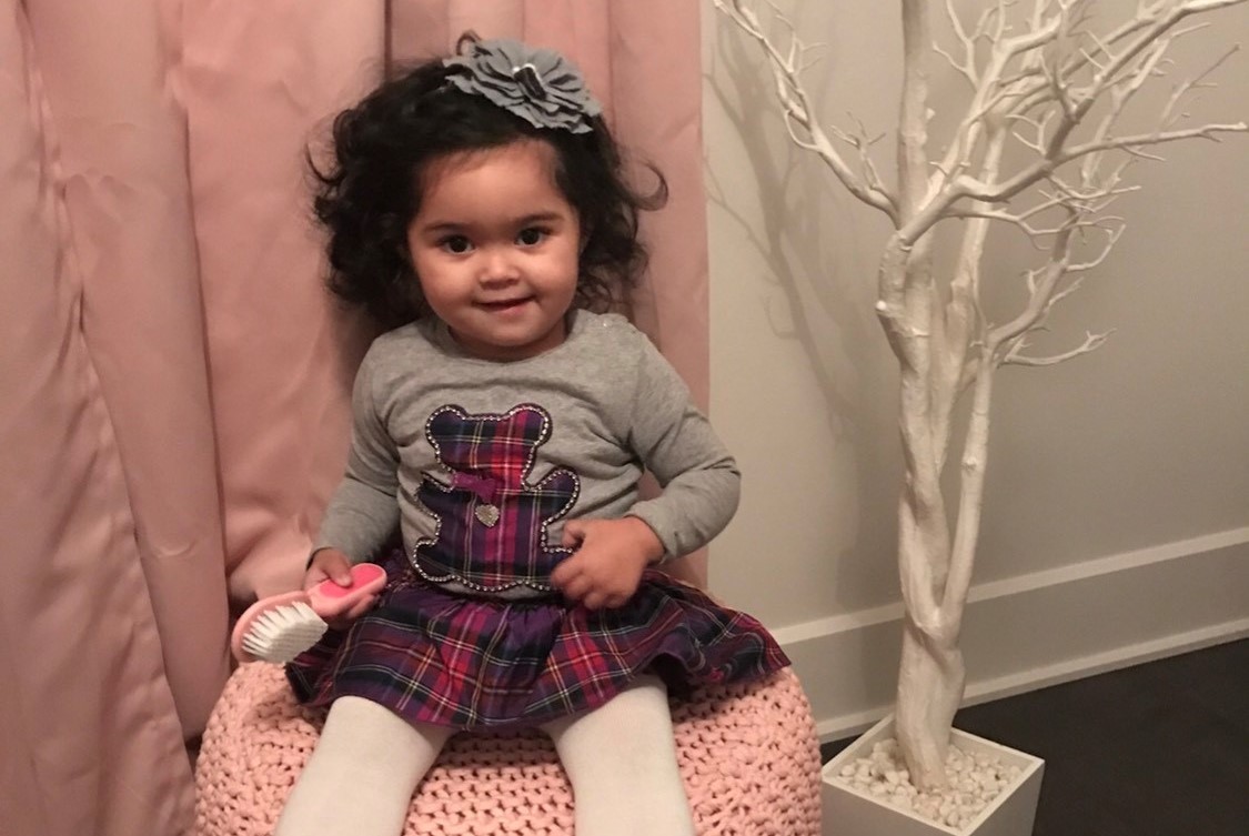 Sofia, 18-months-old, was left outside her daycare for 20 minutes without supervision.