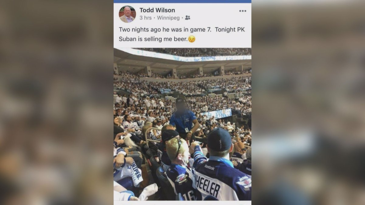 Todd Wilson of the Winnipeg Rifles has resigned after a post on his Facebook page Saturday.