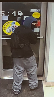 Surveillance photo of one suspect. (Cobourg Police photo)