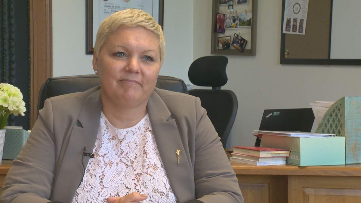 Status of Women Minister Tina Beaudry-Mellor discusses the "refresh" of the office. 