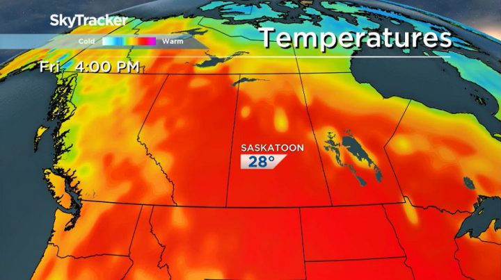 Temperatures on Thursday and Friday will be feeling even warmer with humidity. 