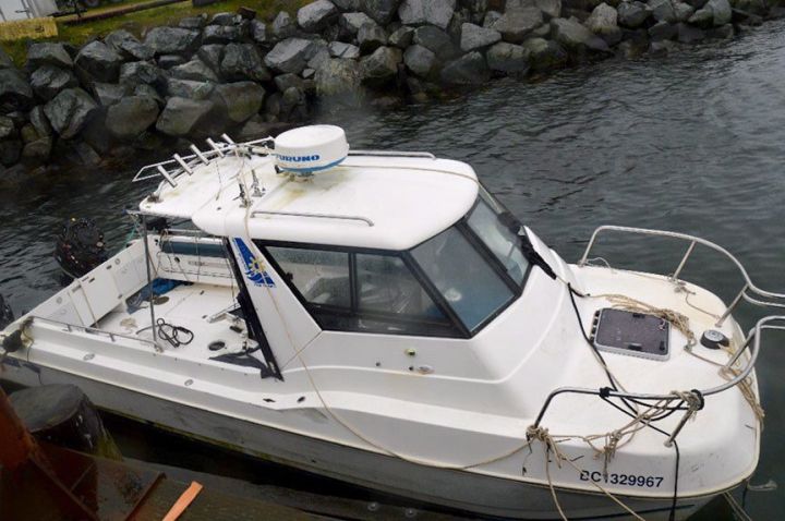 The sports fishing vessel The Catatonic is shown in a Transportation Safety Board of Canada handout photo. 