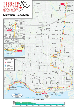 Road closures in effect for Toronto Marathon on Sunday - Toronto ...