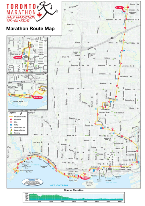 Road closures in effect for Toronto Marathon on Sunday Toronto