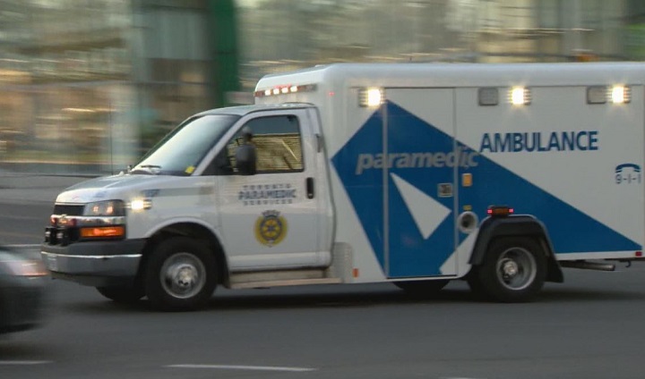 A Toronto Paramedics ambulance.