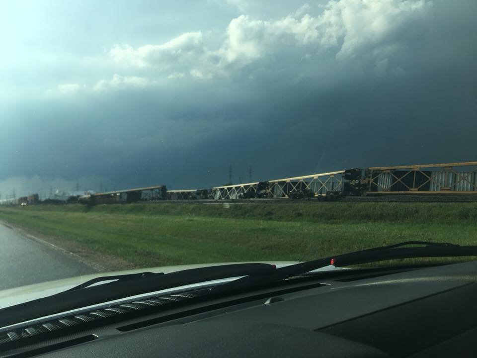 CPR train derailment near Rosser, Manitoba.