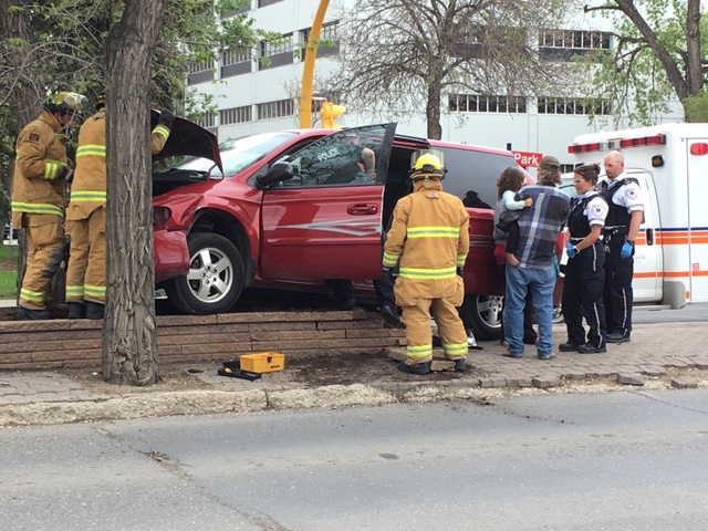 Regina police are investigating after a collision downtown collision on Thursday afternoon. 