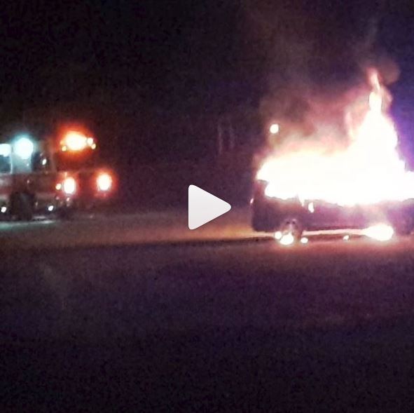 Van goes up in flames on WFN reserve - image