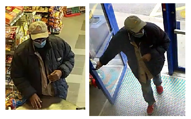 Barrie police are seeking the public's assistance identifying a suspect accused of robbing a Barrie Ultramar.