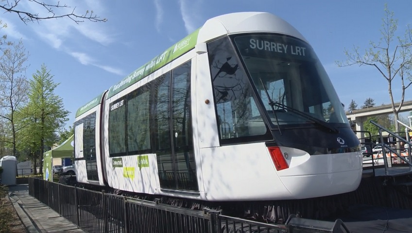 The Surrey LRT will be constructed by 2024. 