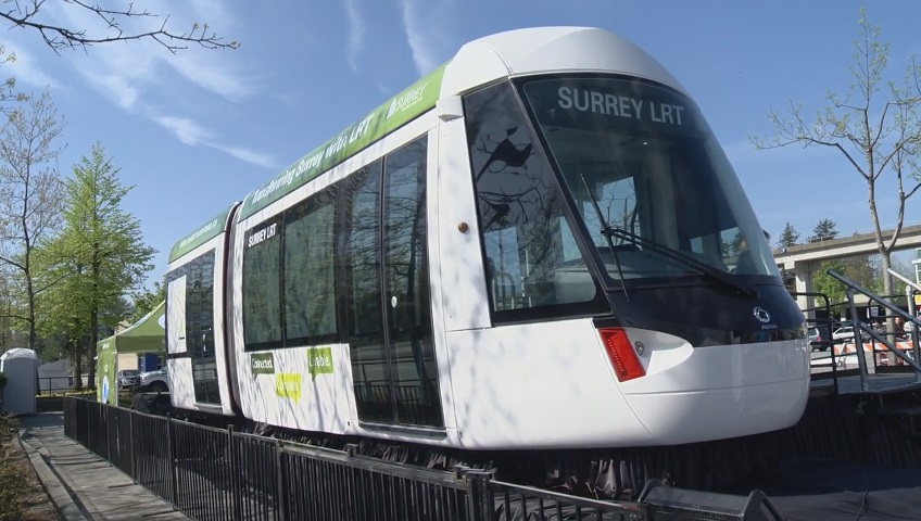 The Surrey LRT will be constructed by 2024. 