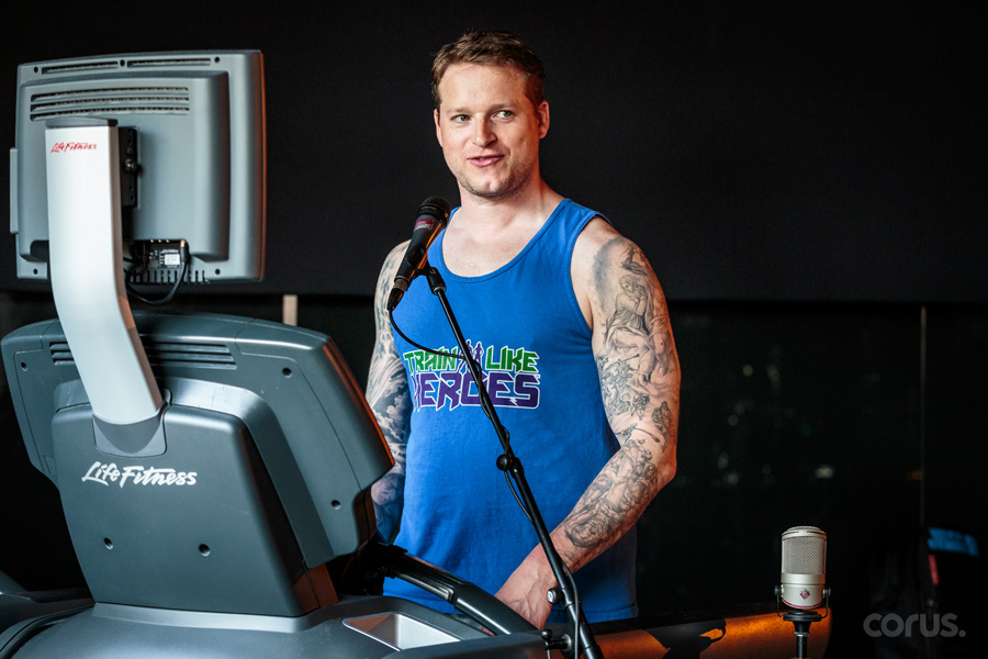Q107 host Fearless Fred to walk 24 hours straight for charity