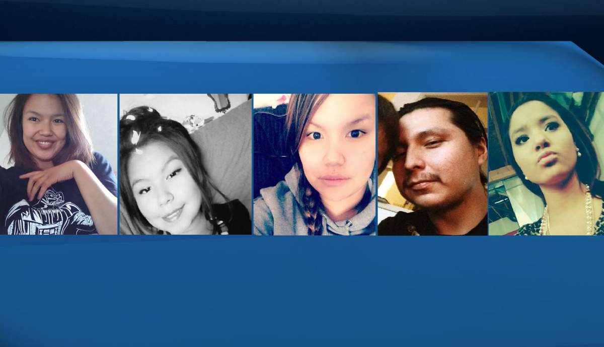 Cheyane, Dominique and Latesha Soosay Northwest died in the collision, along with Tony Swampy and Terrelle Minde.