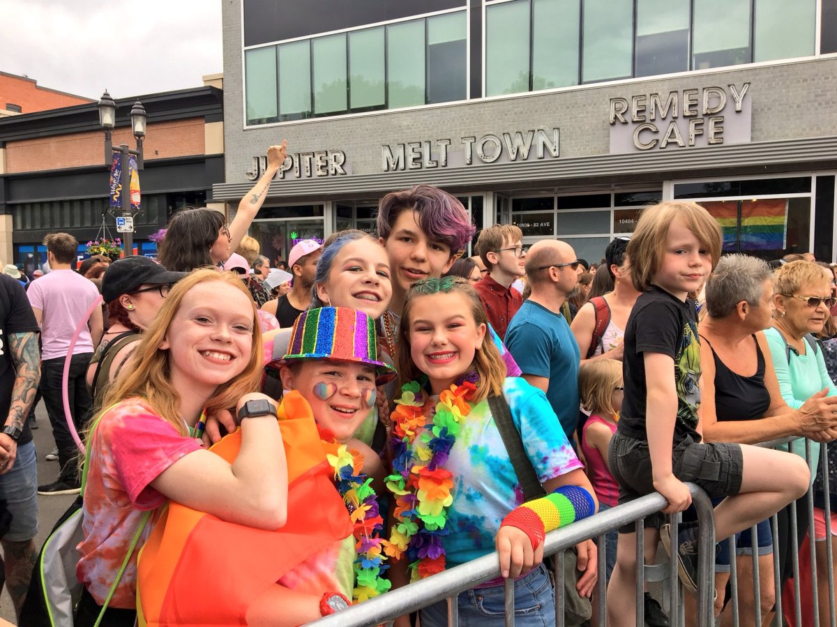 Big turnout for the Edmonton Pride Parade on Saturday, June 9, 2018.