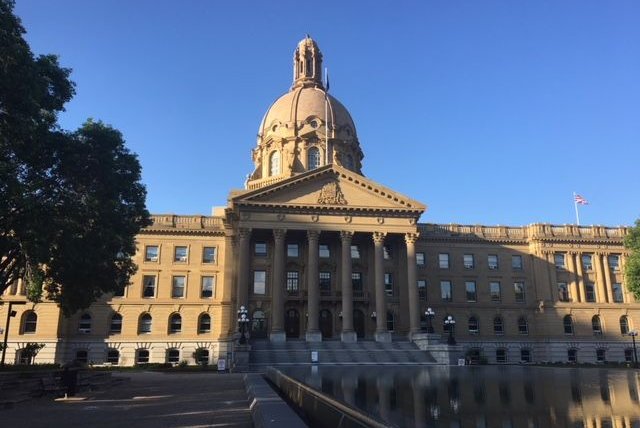 The Alberta legislature on Saturday, June 9, 2018.