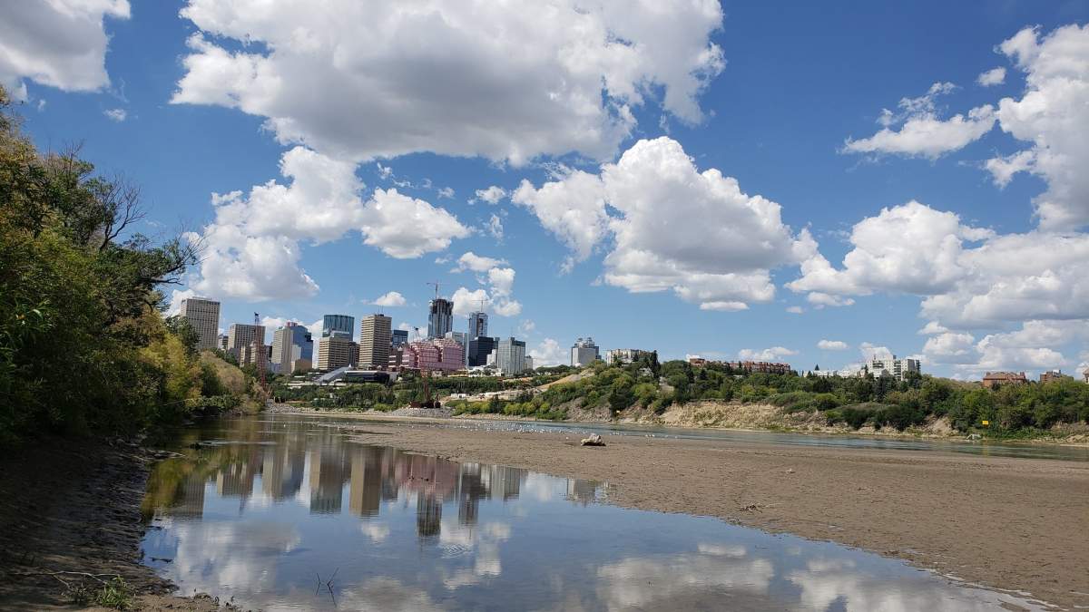 Edmonton's Accidental Beach on June 21, 2018.
