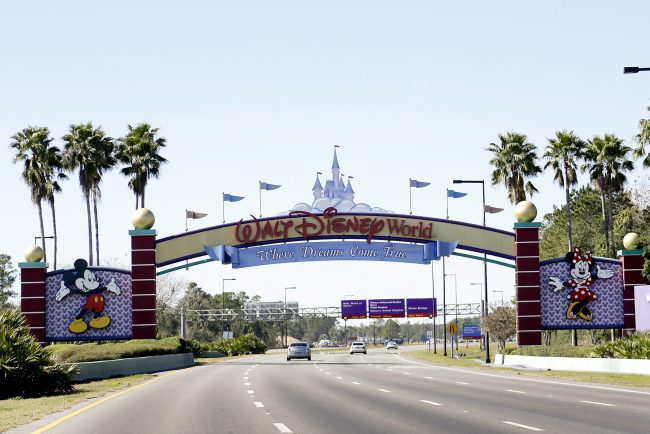 In this Tuesday, Jan. 31, 2017 photo, cars travel one of the roads leading to Walt Disney World in Lake Buena Vista, Fla. 


