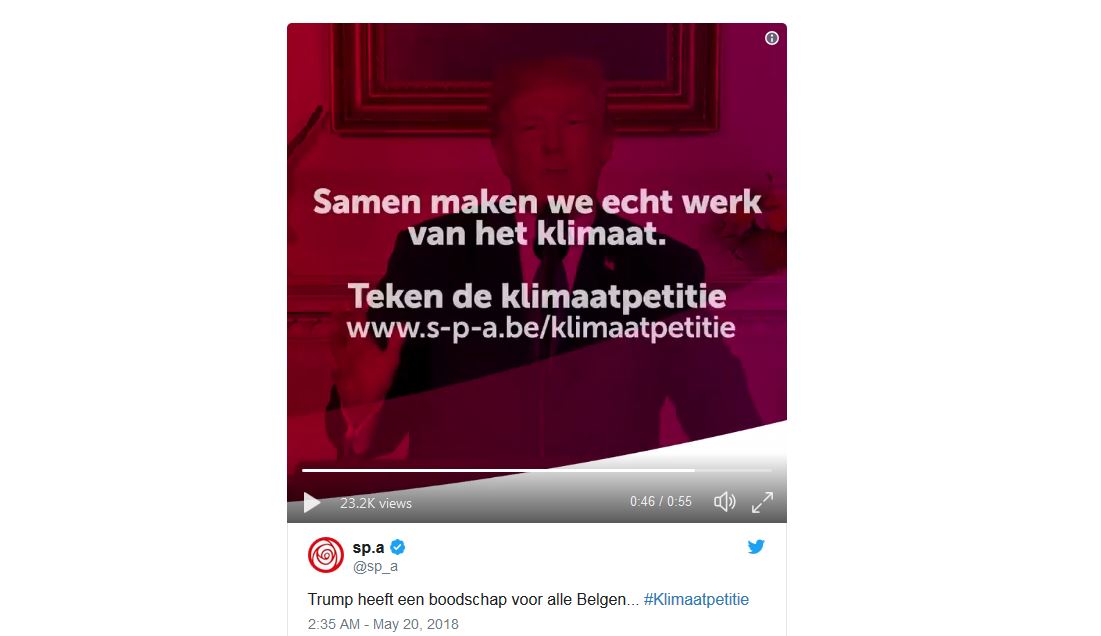 A prank video of Donald Trump falls short of being totally convincing, but it's easy to see how the technology could get a lot better. 