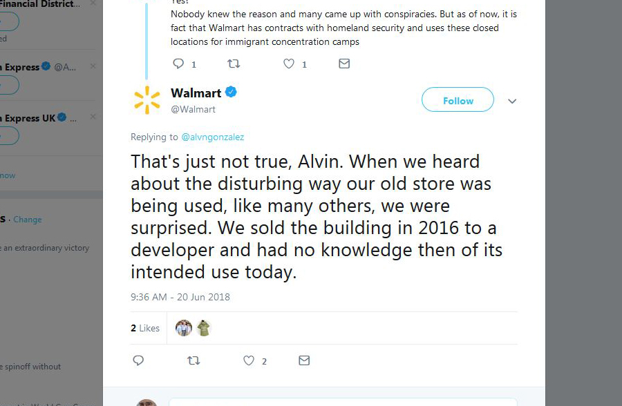 Walmart's social media people were kept busy this week fending off a conspiracy theory that blamed the company for the mass incarceration of children. 