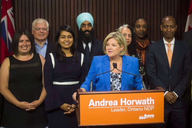 Ontario NDP Leader and the leader of the official Opposition Andrea Horwath has announced the critic roles of her 39 MPPs.