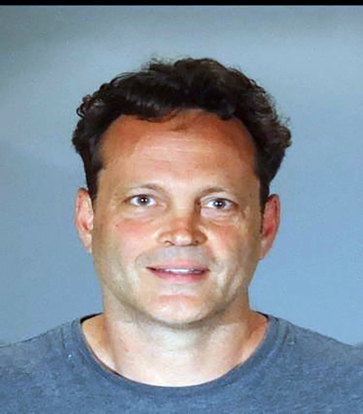 Vince Vaughn, seen here in his booking photo with the Manhattan Beach Police Department, was arrested Sunday on suspicion of DUI.
