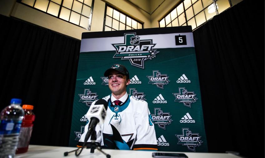 Merkley became the first Guelph Storm selected in the opening round since Robby Fabiri in 2014.