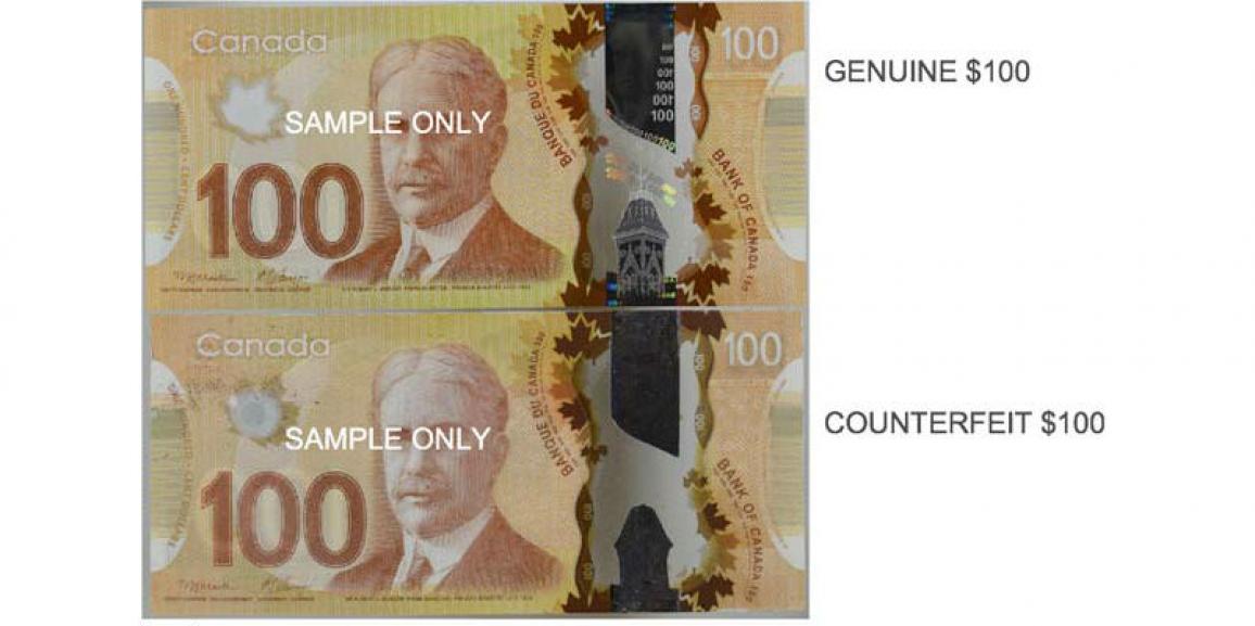 Hamilton police warning of fake money circulating in the city. 