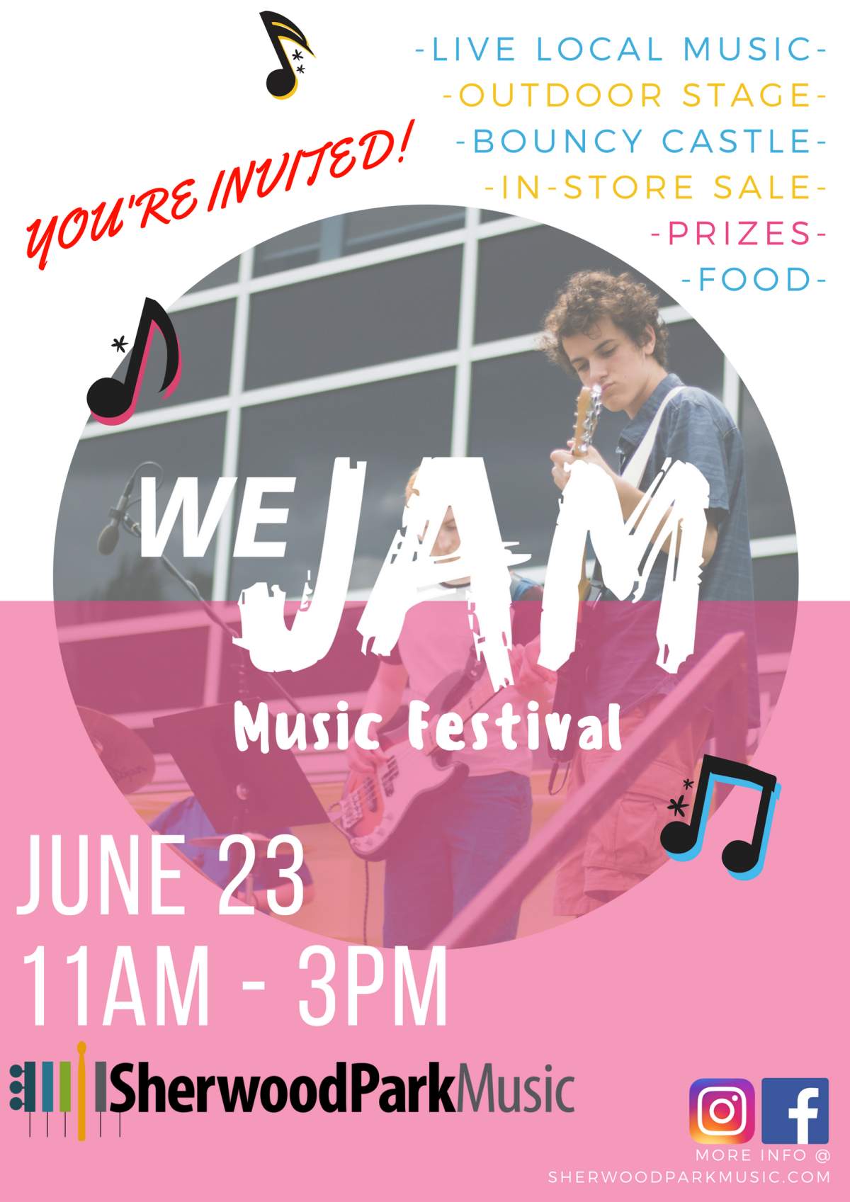 Sherwood Park Music’s – WeJam Music Festival - image