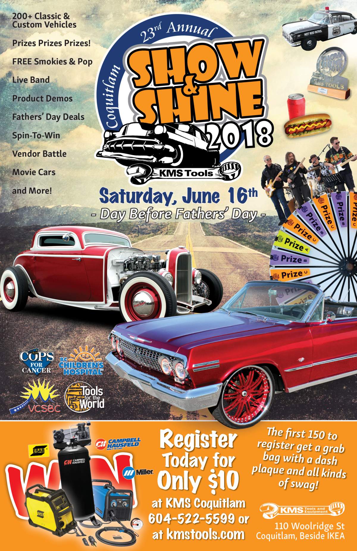KMS Tools 23rd Annual Charity Show & Shine - image
