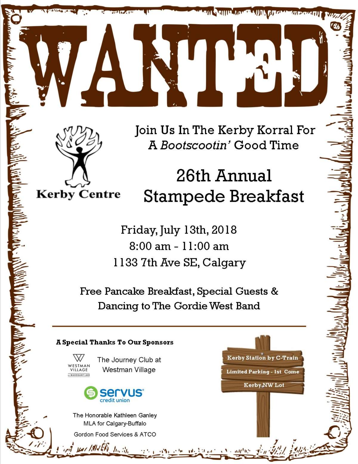 Kerby Centre’s 26th Annual Stampede Breakfast - image
