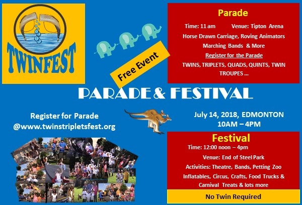 2018 Twinfest Parade – Celebrating Multiples in Alberta - image