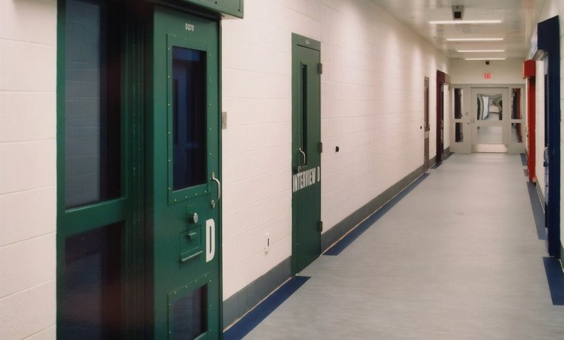 This image provided by the Shenandoah Valley Juvenile Center shows part of the interior of the building in Staunton, Va. 
