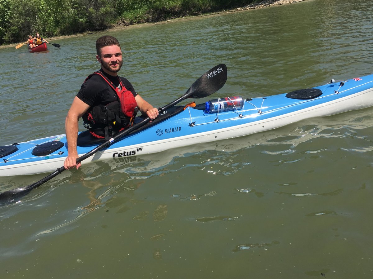 Alex Martin is getting ready for a two-month-long journey paddling around Lake Winnipeg.