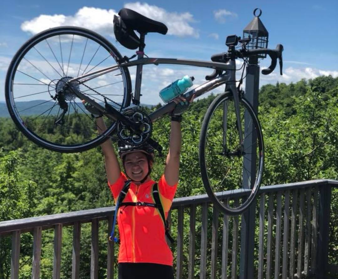 Ari Lui will be passing through Ontario on her charity bike ride from Portland, Maine, to Portland, Oregon. 