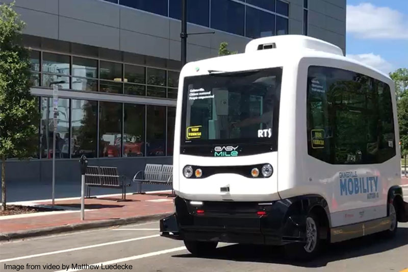 Driverless shuttle