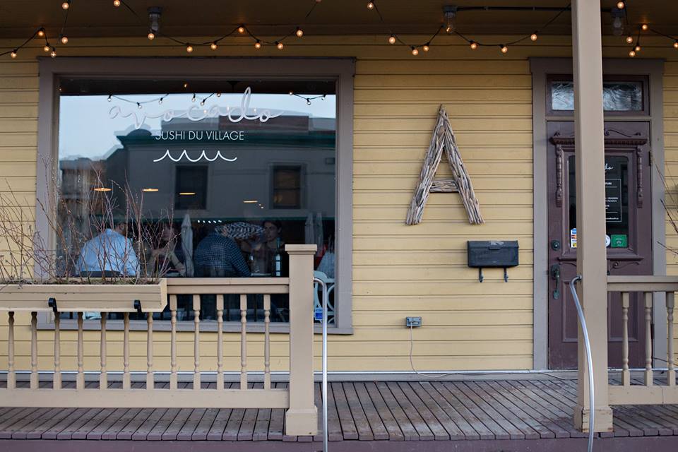 The Avocado sushi restaurant in the Pointe-Claire Village said its letter “A” was stolen, Tues., June 19, 2018.