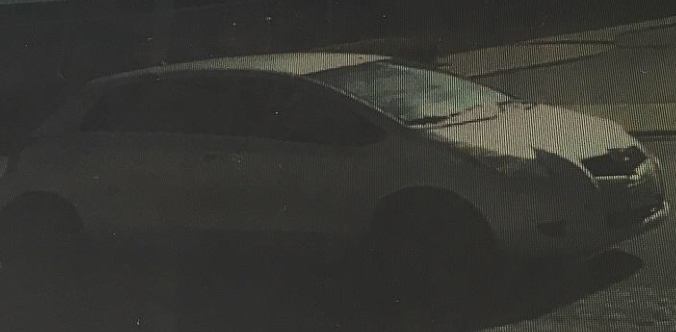 Suspect’s car caught on surveillance footage.