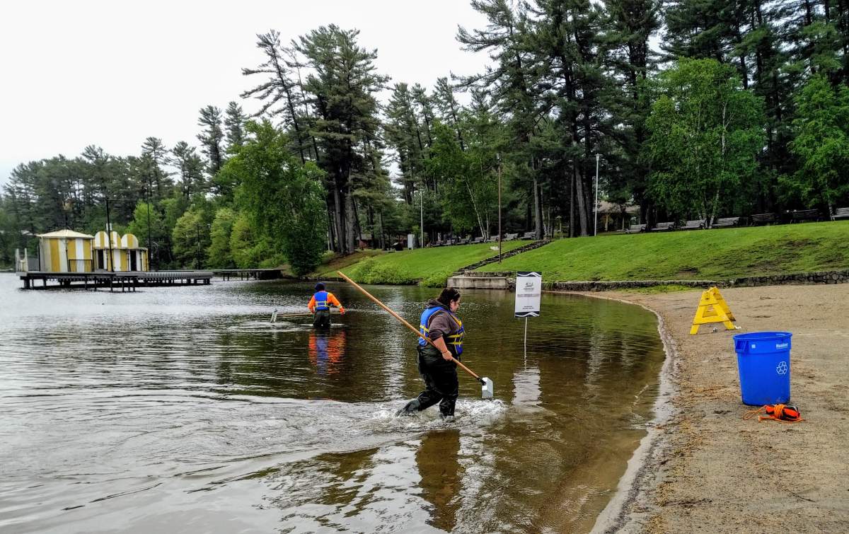 Beaches in Gravenhurst are set to reopen after extensive sweeps were done to ensure all hazardous materials were removed.