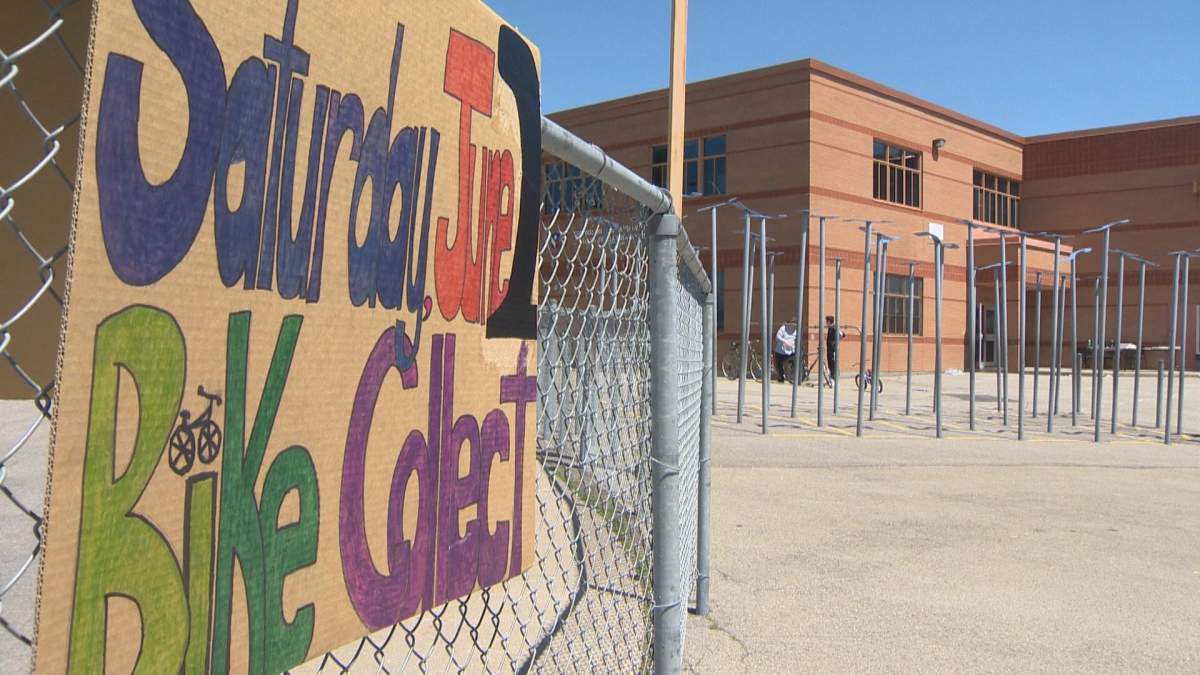 Terry Fox Elementary School collects local bikes for global use - image