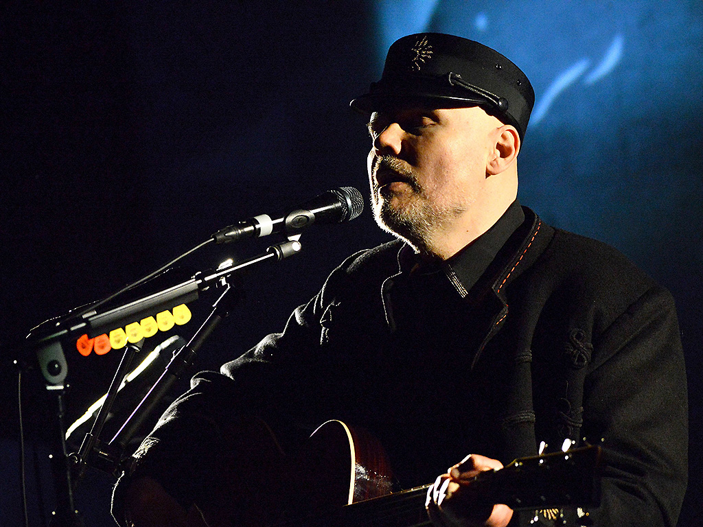 Billy Corgan of The Smashing Pumpkins performs onstage during the 'Ogilala' solo tour at Hollywood Forever on November 9, 2017 in Hollywood, Calif.