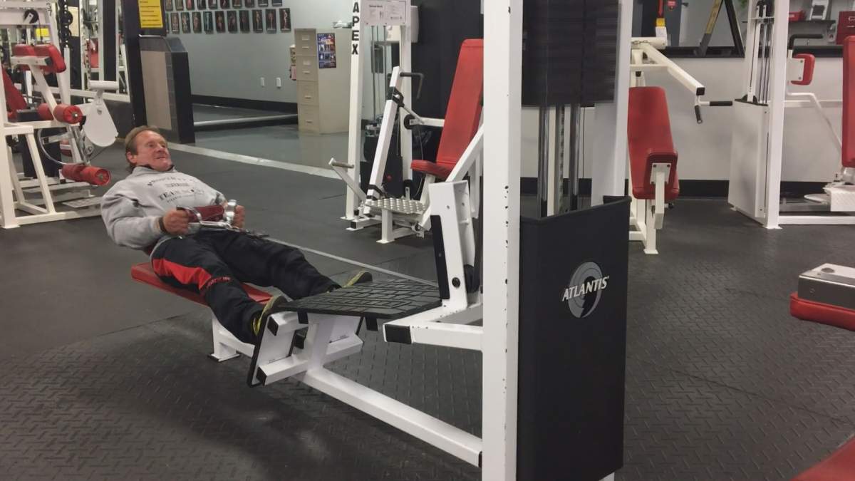 LeBlanc still works out five times a week.