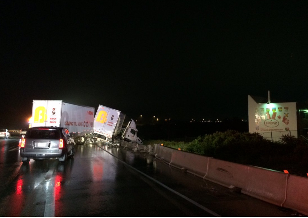 The incident occurred just after 4 a.m. on Wednesday.